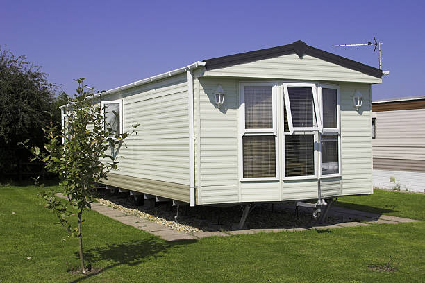 Holiday Home A static caravan holiday home manufactured housing stock pictures, royalty-free photos & images