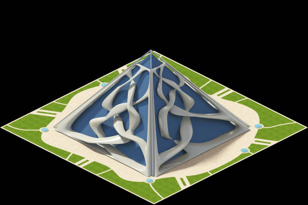 istock 3D Architecture for a Futuristic City Game 1442801091