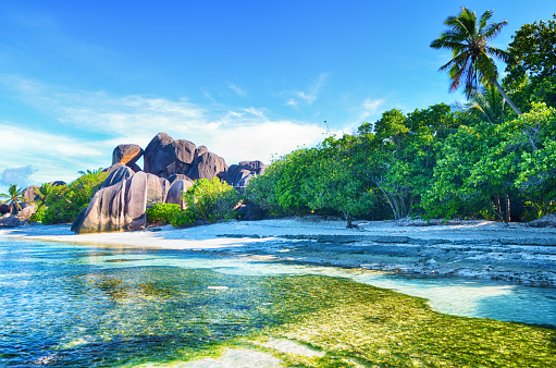 Seychelles is the most beautiful tropical islands of the world's in the Indian Ocean