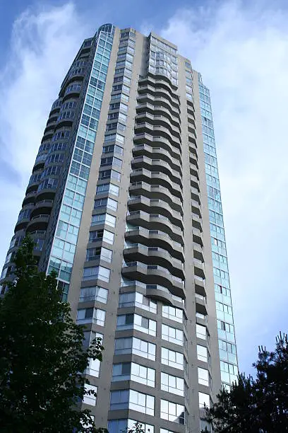 A modern high rise