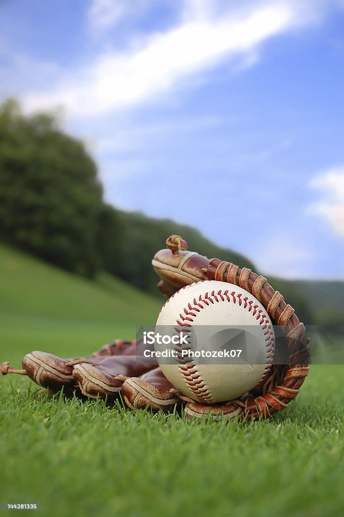 Estate di baseball - Foto stock royalty-free di Afferrare