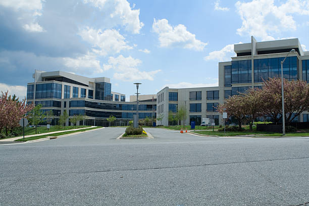 istock Modern Office Complex Road Maryland, United States 144281796