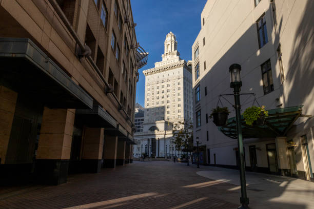 High quality stock photo of Oakland City Hall located in the downtown district on 14th street and Broadway.