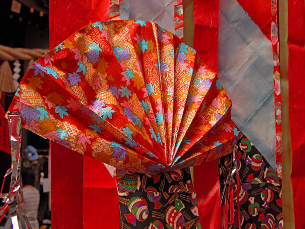 istock Fan origami decoration 144281947