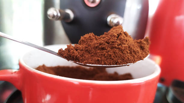 istock Coarsely ground Indonesian coffee powder 1442821426