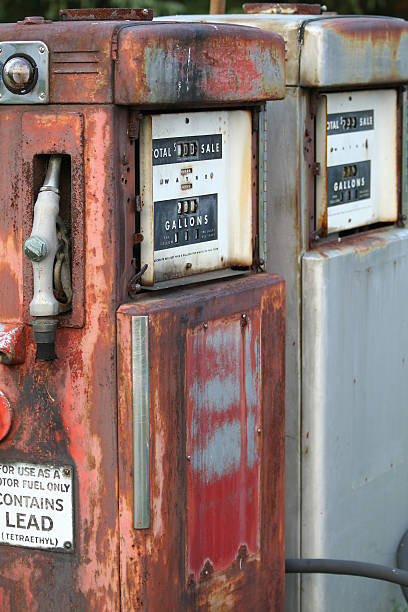Gas Pumps stock photo