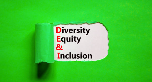 istock DEI Diversity equity and inclusion symbol. Concept words DEI diversity equity and inclusion on the white paper on beautiful green background. Business DEI diversity equity and inclusion concept. 1442823840