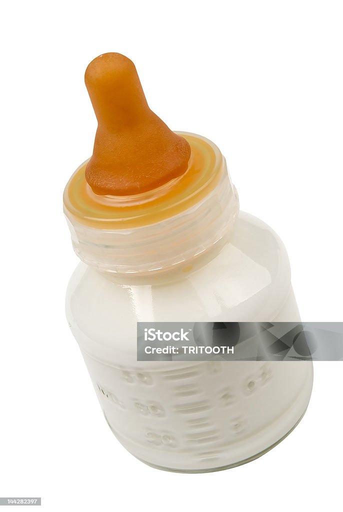Vintage baby mit Flasche Milch - Lizenzfrei Chemische Formel Stock-Foto