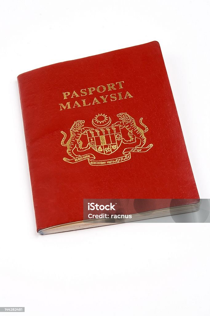 Malaysia-Passport - Lizenzfrei Abenteuer Stock-Foto