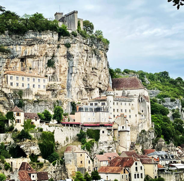 istock Rocamadour across the valley 1442826650