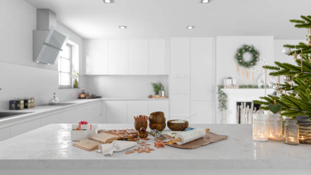 istock Baking Homemade Christmas Cookies In Kitchen 1442830023