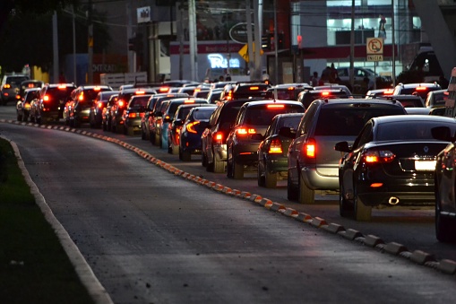 Traffic jam Big cities