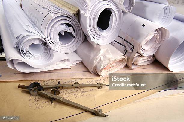 Changing Times Stock Photo - Download Image Now - Architecture, Blueprint, Construction Industry