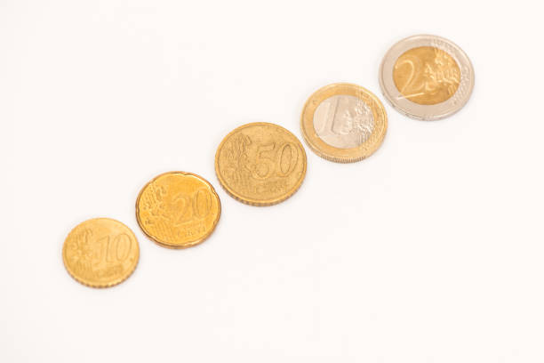 istock Five Euro coins from 10 cent to 2 Euro 1442832309