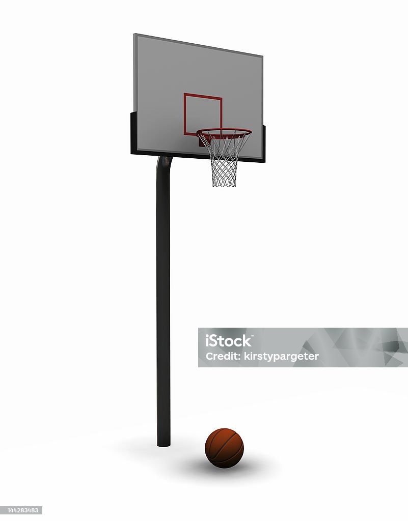 Basket con rete - Foto stock royalty-free di Abbigliamento sportivo