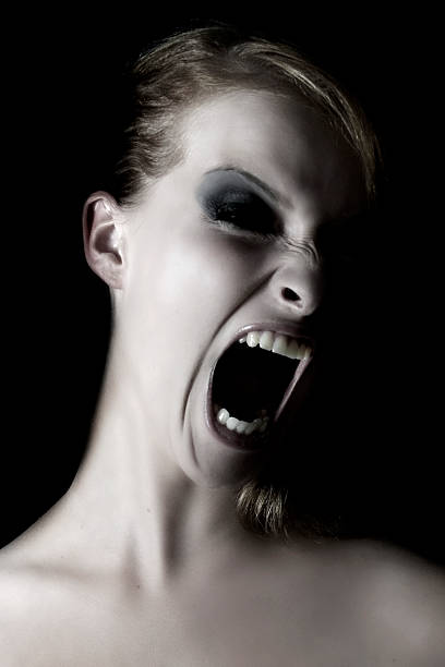 Scream! stock photo