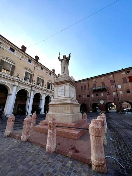 istock Monument to Savonarola. Ferrara, italy 1442837853