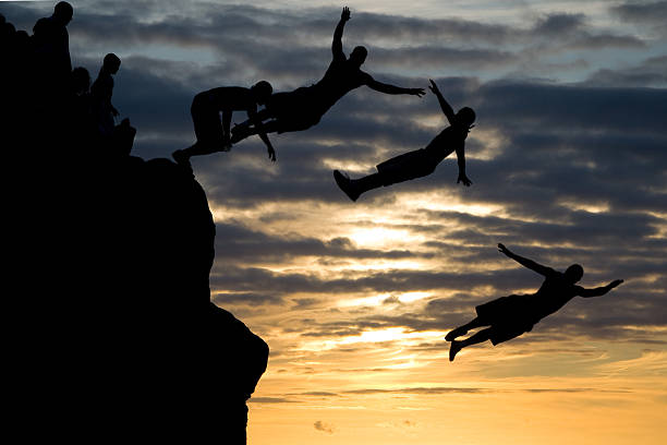 istock Jumping in Waimea Bay 144284590