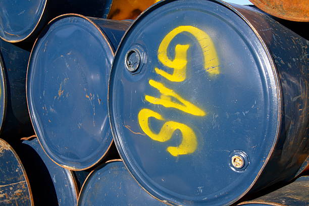 istock Metal Gas Drums 144284691