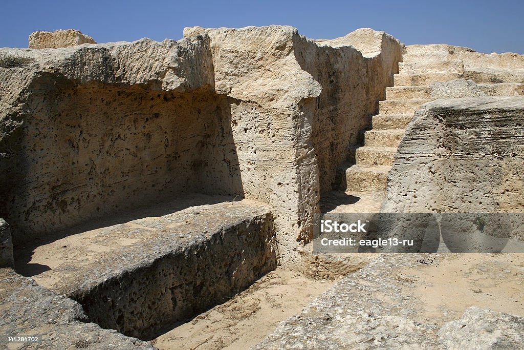 キプロスの墓の遺跡 - キプロス ニコシアのロイヤリティフリーストックフォト