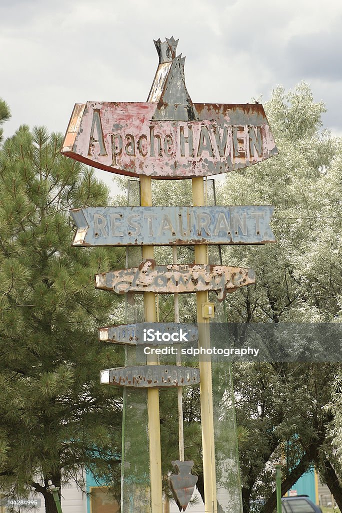 Apache Straßenrand-in New Mexico - Lizenzfrei Restaurant Stock-Foto