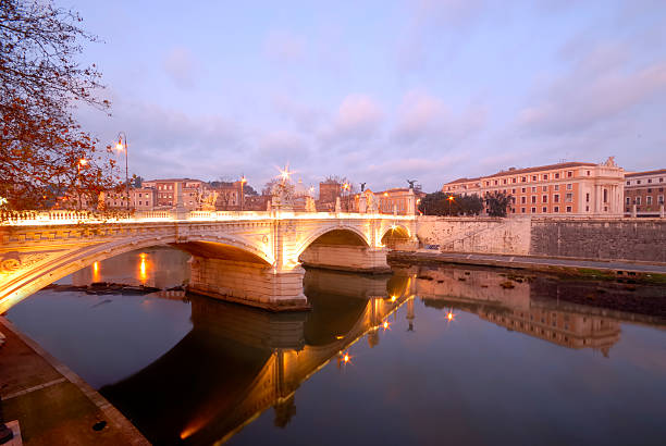 istock Rome, Italy, bridge on the tiber river 144285102