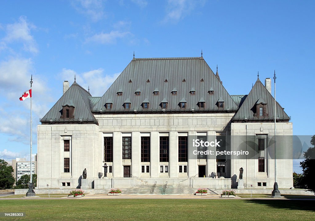 最高裁判所のカナダ - かえでの葉のロイヤリティフリーストックフォト