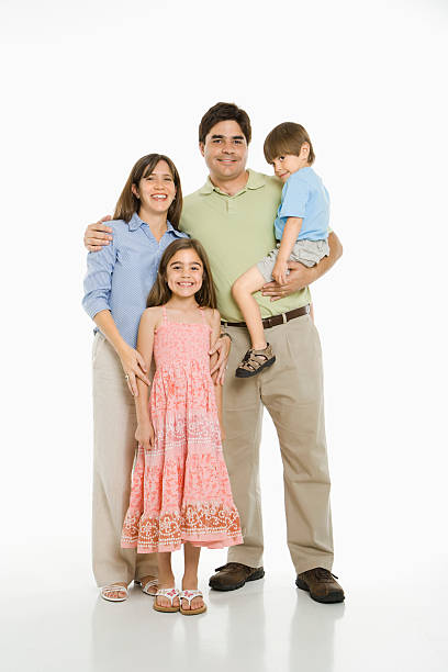 istock Hispanic family portrait. 144285426
