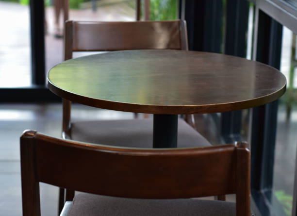 istock table and chair Seats in coffee shops for customers 1442855415