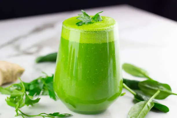 tasty parsley green smoothie