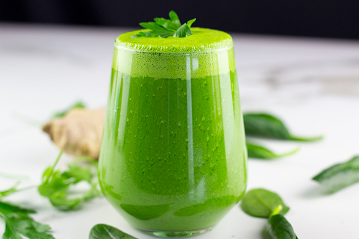 tasty parsley green smoothie