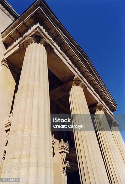 Greek Revival Architecture Stock Photo - Download Image Now - Architectural Column, Awe, Building Exterior
