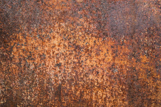 istock Dark light red rusty metal plate. Grunge texture. Rusty metal background. Rusty texture. Rust. 1442867811