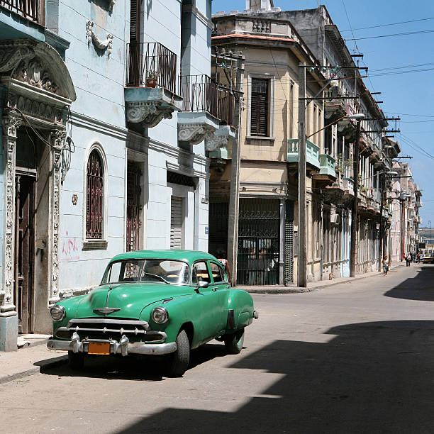 istock cuban vintage car 144287047