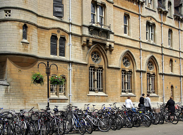 istock Bicycle parking at Oxford University 144287450