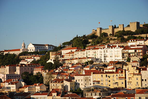 istock Sunset of The Castle San Jorge 144287532