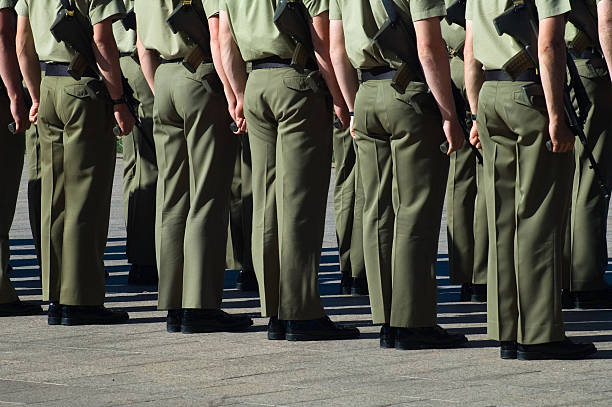 australian soldados - battalion fotografías e im�ágenes de stock