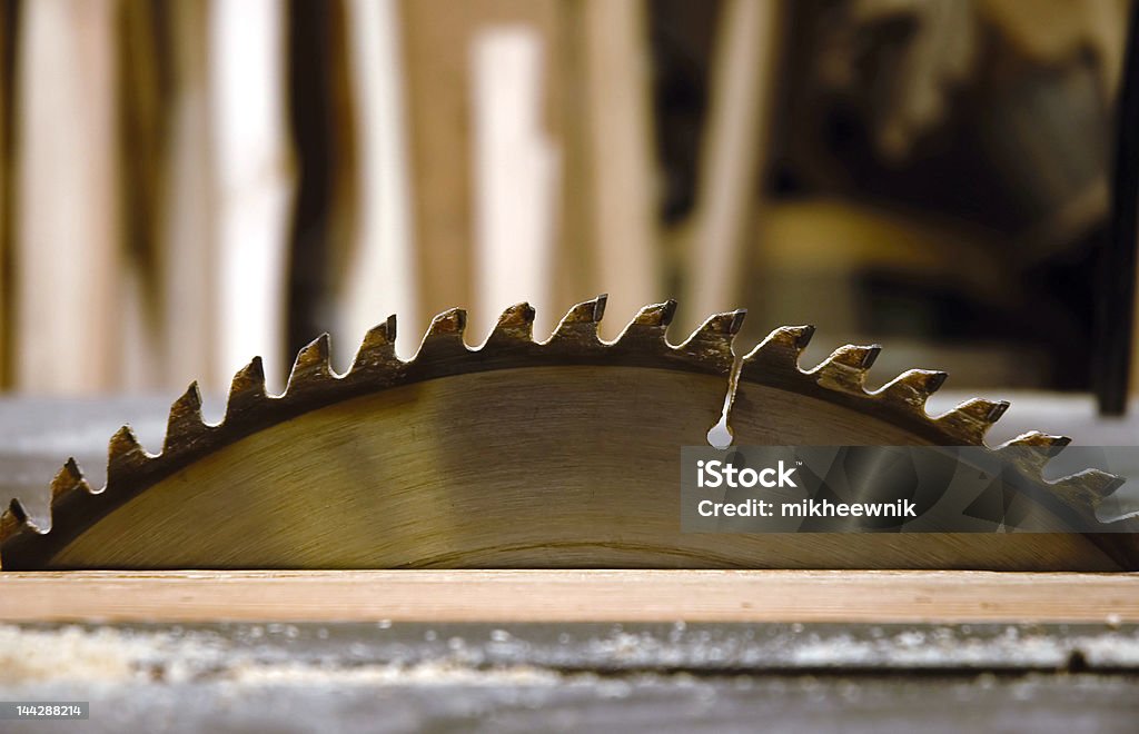 circular saw circular saw close-up, wood, work place, workshop Blade Stock Photo