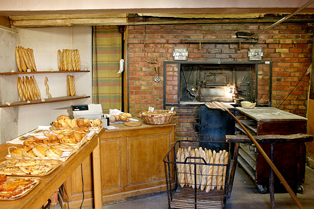 Typisch französische Bäckerei – Foto