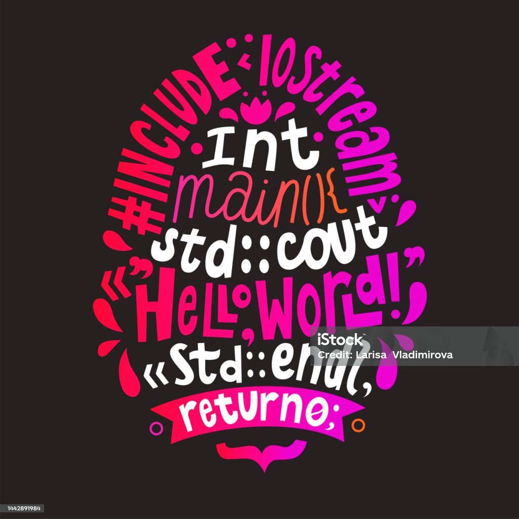Cute Programming Notes Writing Code With The Phrase Hello World Teaching Coding And ...
