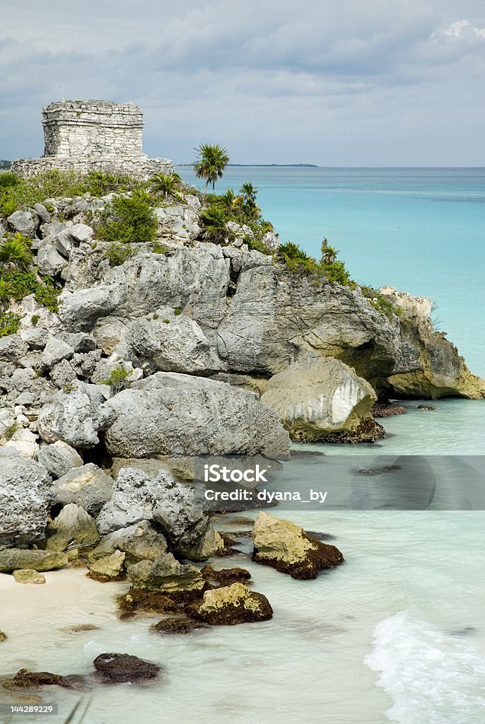 Tulum ruins Mexico Tulum Ruins Mexican Culture Stock Photo