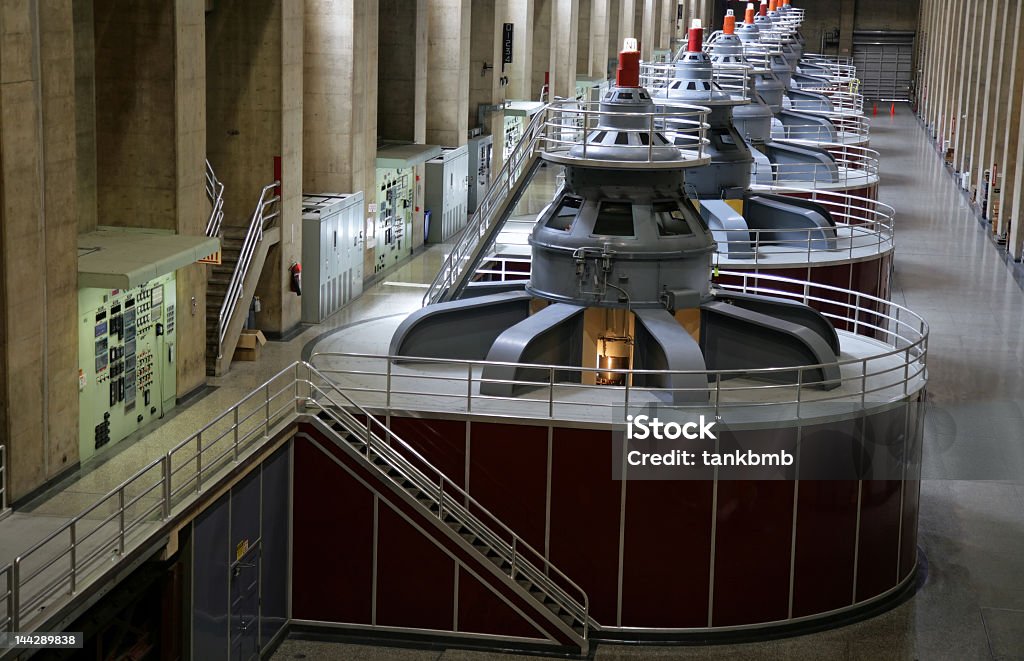 Barrage Hoover générateurs - Photo de Turbine libre de droits