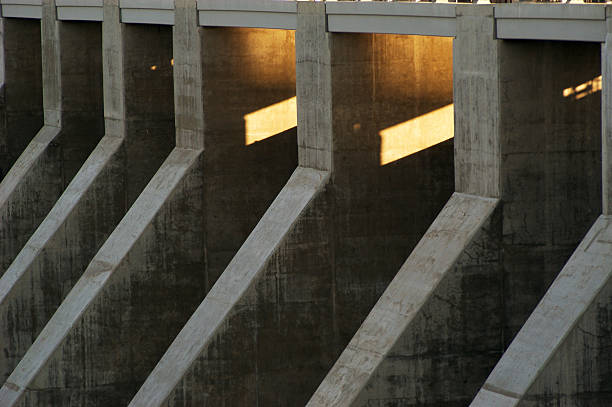 Dam Structure stock photo