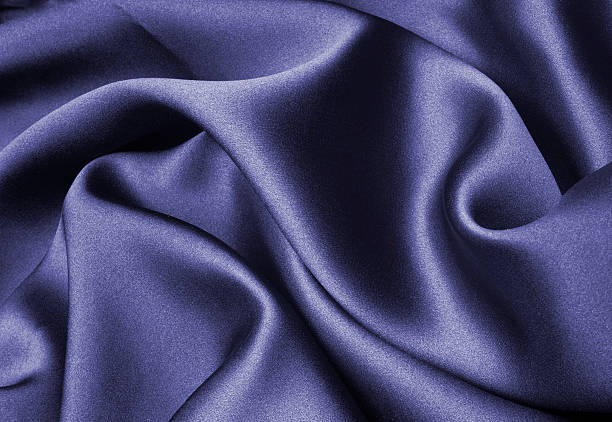 blue silk blue silk waves - elegant back ground seta stock pictures, royalty-free photos & images