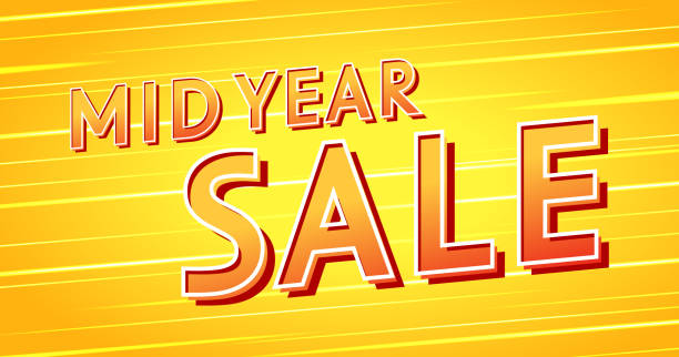 istock Mid year sale banner template background. Mid year sale poster. 1442899738