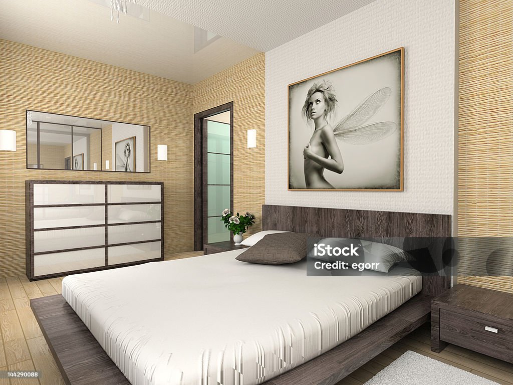 Interiores moderno confortável - Royalty-free Acender Foto de stock