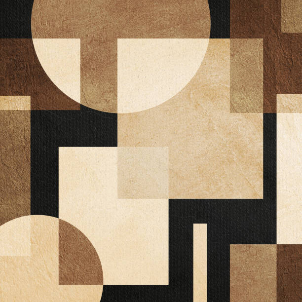 istock beautiful geometric abstract digital art, modern and colorful 1442903021