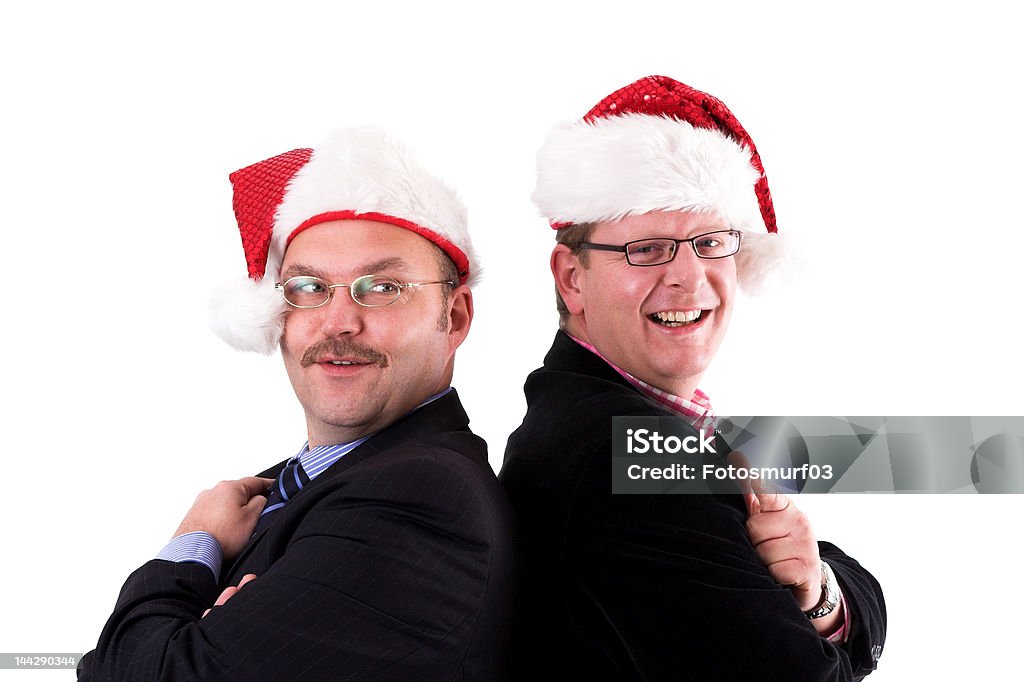 Empresario en espíritu navideño - Foto de stock de Adulto libre de derechos
