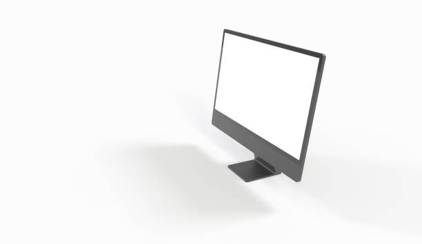 istock 3d rendered computer monitor with a blank screen isolated on white background 1442903515