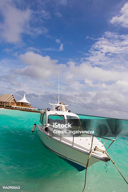 Foto de Velocidade De Barco No Lagoon e mais fotos de stock de Azul - Azul, Beleza natural - Natureza, Cena de tranquilidade